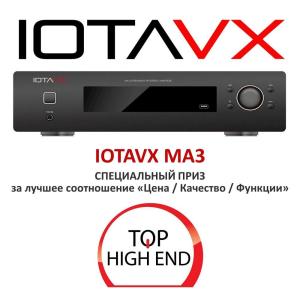 Изображение продукта IOTAVX MA3 - интегральный стереоусилитель со встроенными сетевым проигрывателем, ЦАП, Bluetooth и Wi-Fi - 2