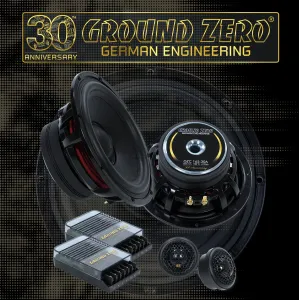 Миниатюра продукта GROUND ZERO GZC 165-30A Limited Edition 2 полосная компонентная акустическая система