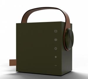 Миниатюра продукта MOREL BIGGIE OLIVE GREEN портативная беспроводная активная Hi-Fi колонка