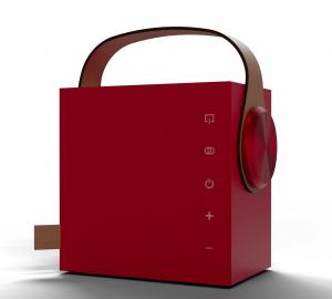 Миниатюра продукта MOREL BIGGIE RUBY RED портативная беспроводная активная Hi-Fi колонка