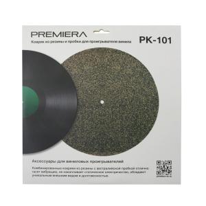 Миниатюра продукта PREMIERA PK-101 — коврик из резины и пробки для проигрывателя винила