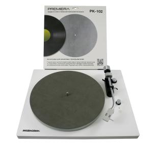 Изображение продукта PREMIERA PK-102 — коврик из кожи и замши для проигрывателя винила - 2