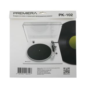 Изображение продукта PREMIERA PK-102 — коврик из кожи и замши для проигрывателя винила - 6