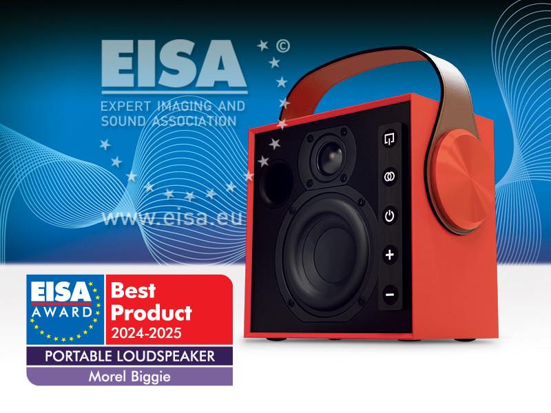Лучшая портативная акустическая система: BIGGIE — компактная, с большим звуком! Лауреат премии EISA за лучшую портативную акустическую систему 2024–25 годов!